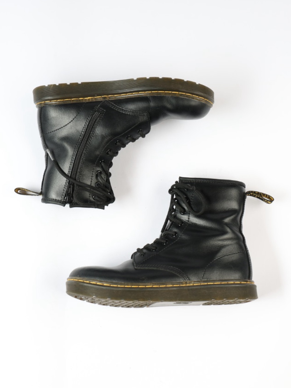 Dr. Martens Zavalay Lace Up Combat Boots Black Women’s 6